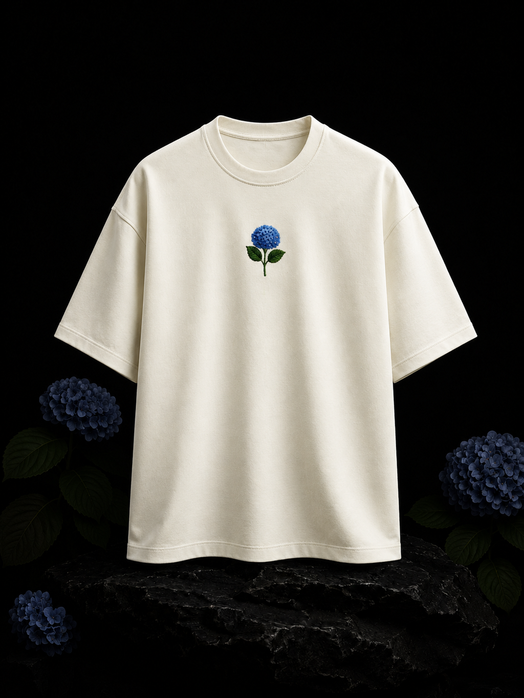 Hydrangea Oversized Tee