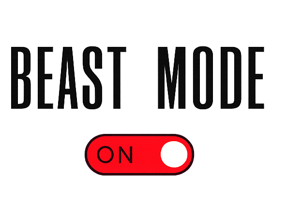 Beast mode toggle switch Acid Washed Oversized Tee
